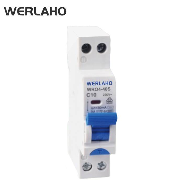 WR0-40 Residual Current Circuit Breaker With Over Current Protection