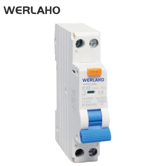 WR0-40 Residual Current Circuit Breaker With Over Current Protection