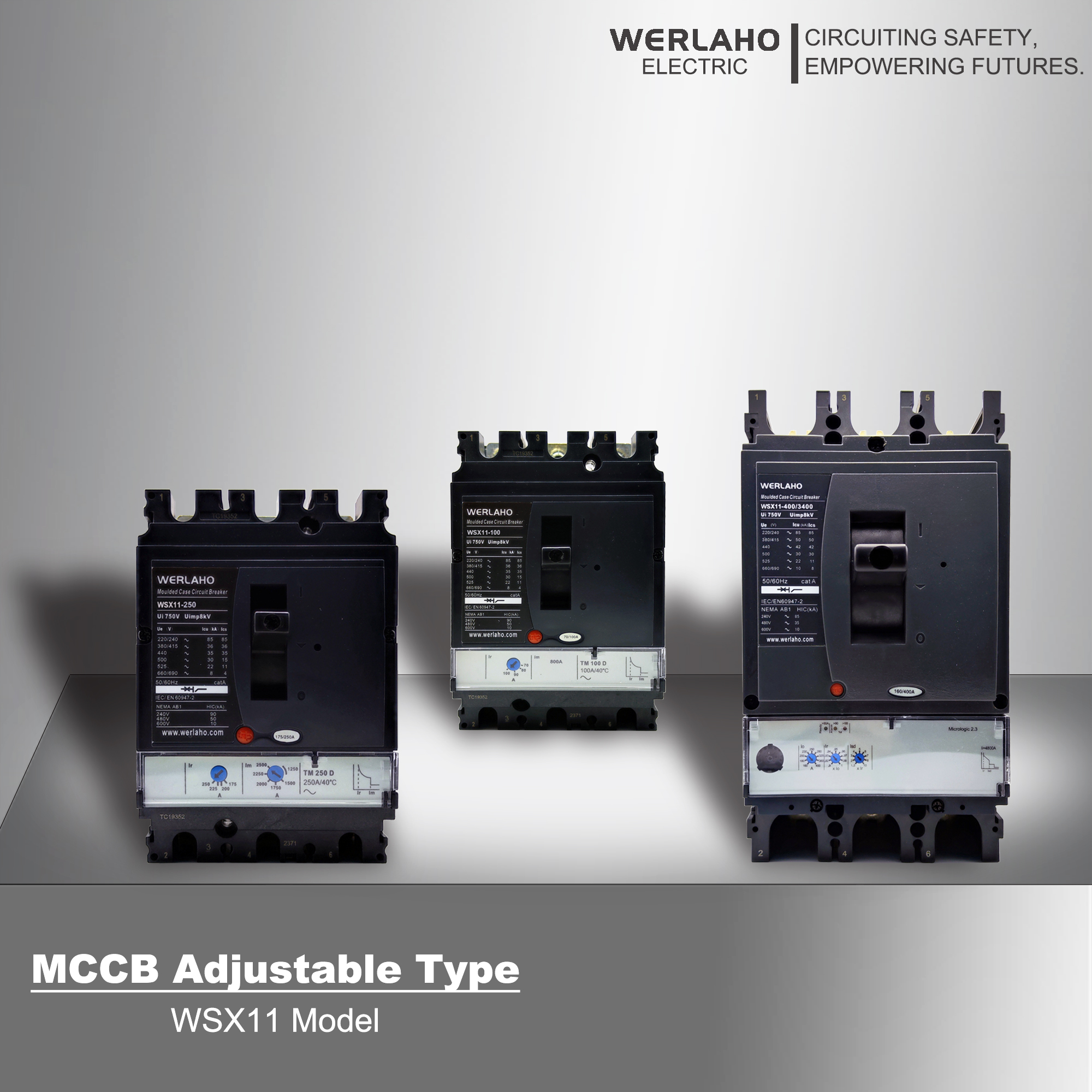 Revolutionizing Electrical Safety: Explore the WSX11 Adjustable Moulded Case Circuit Breaker by Werlaho