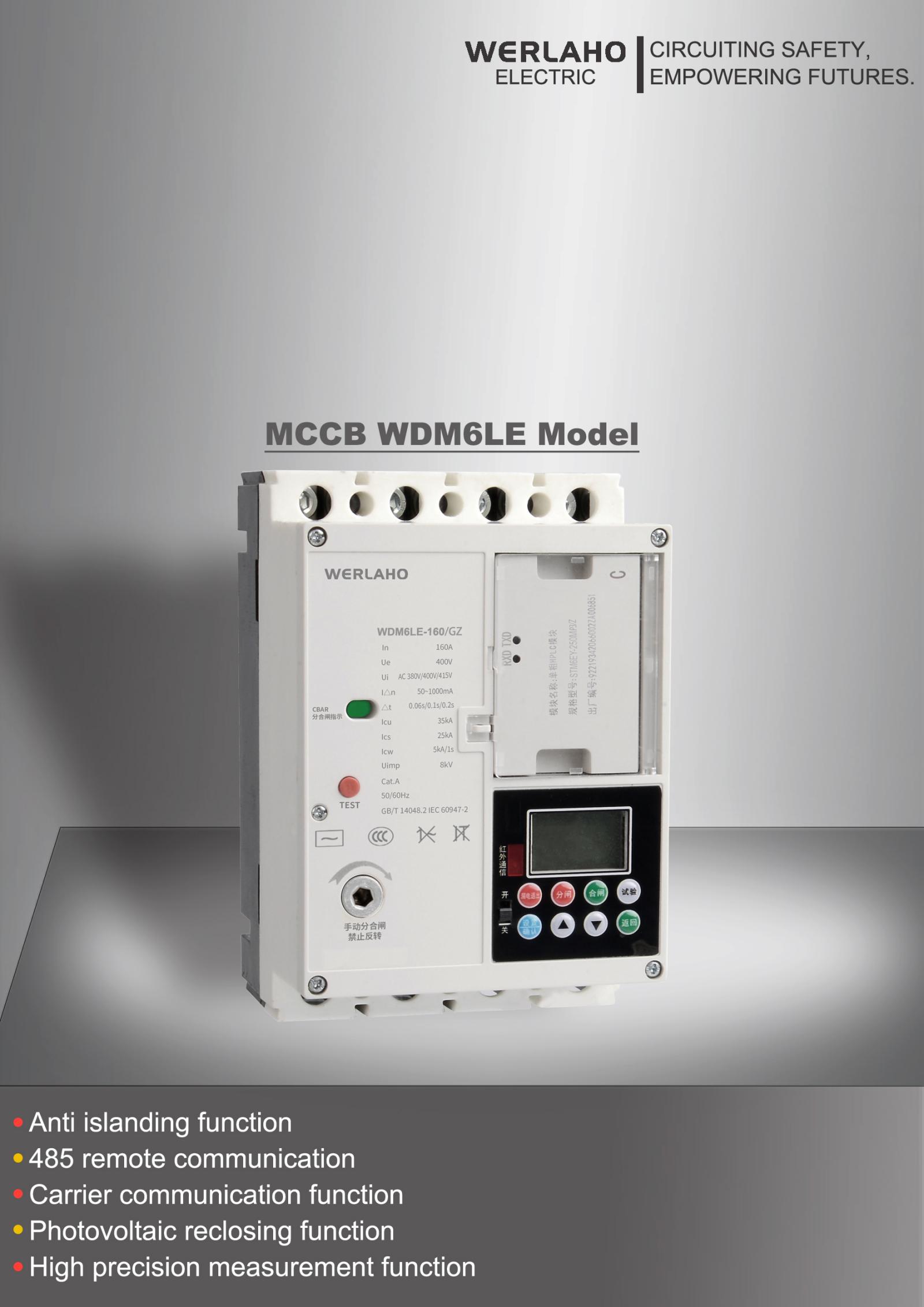WDM6LE Photovoltaic IoT Recloser Molded Case Circuit Breaker