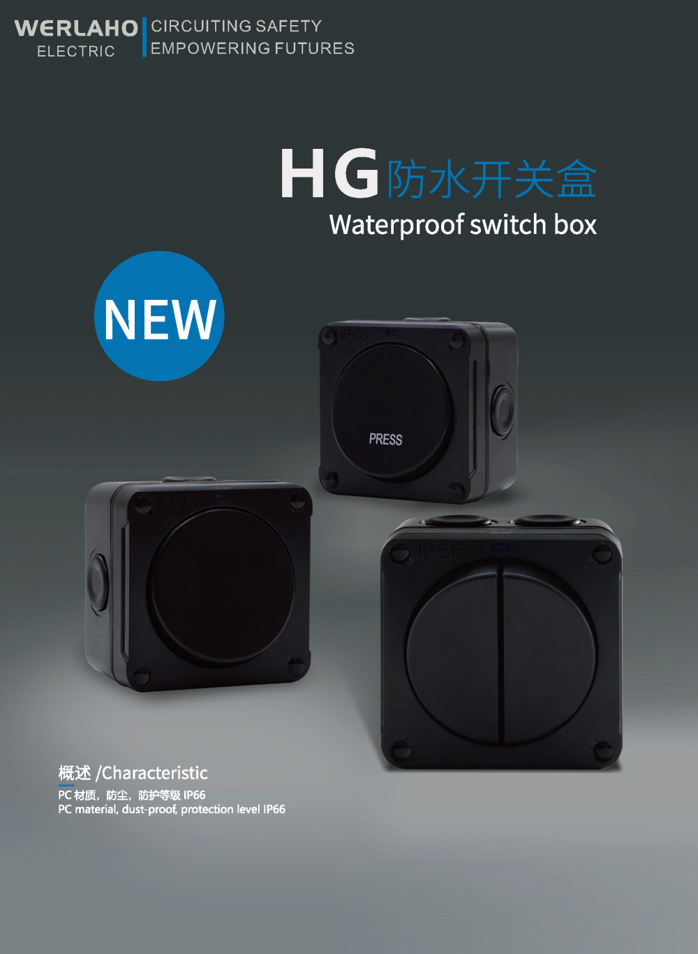 HG Waterproof switch box